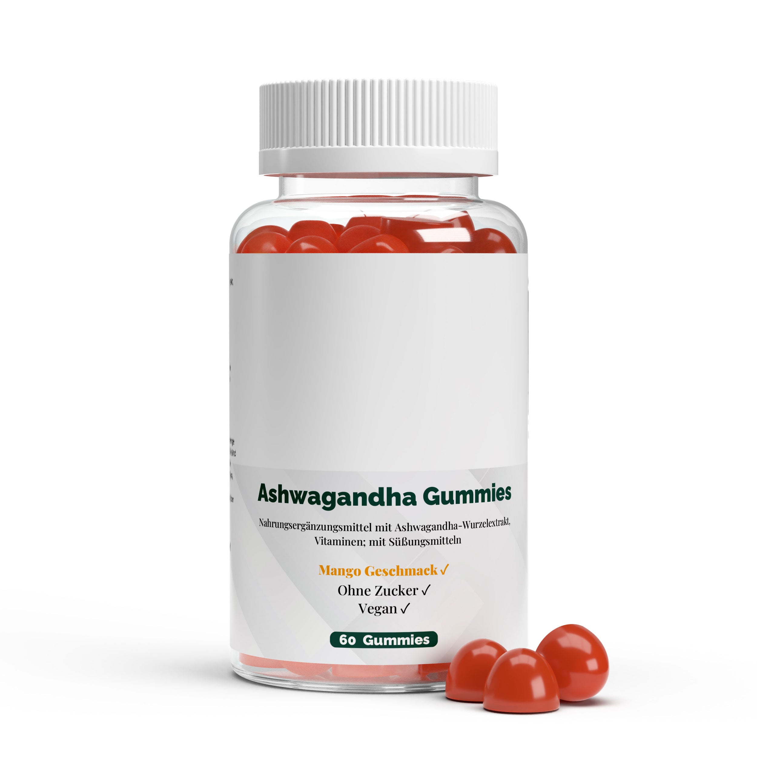 Ashwagandha + Vitamin B6 Gummies - 60 pcs.