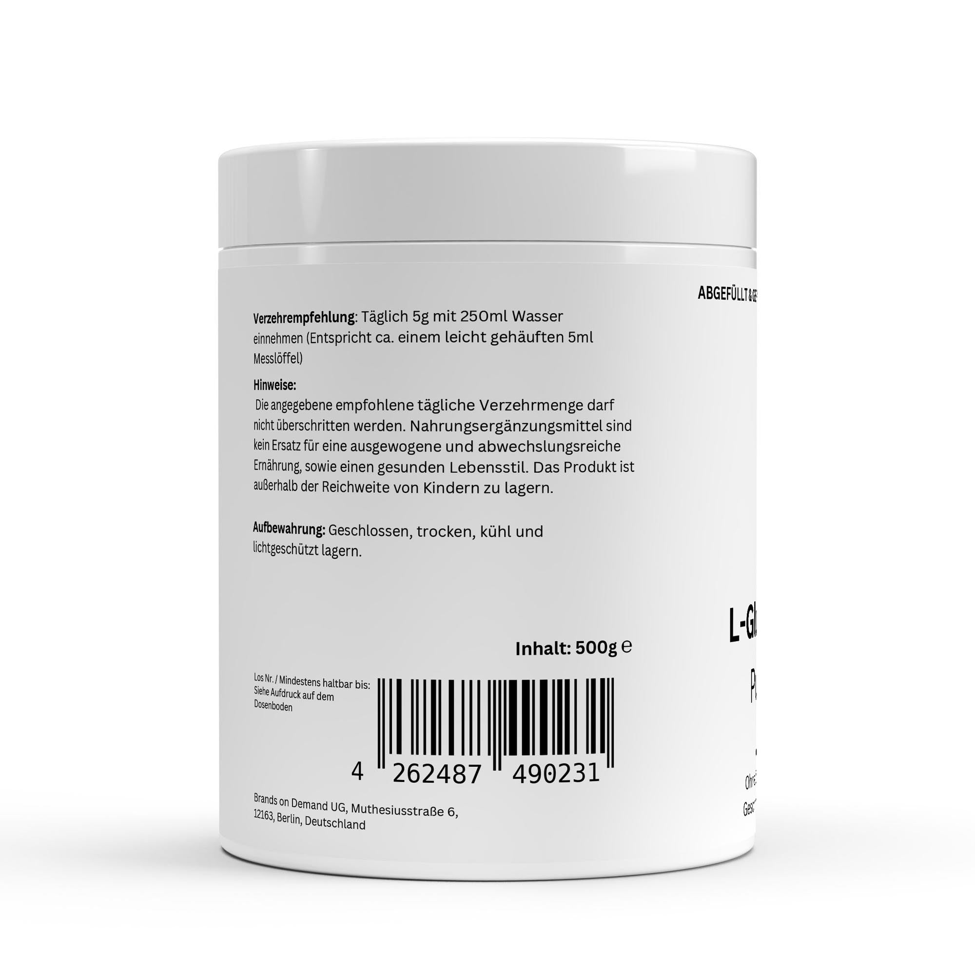 L-Glutamine Powder - 500g