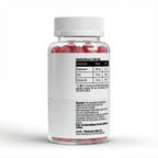 Magnésium + Zinc + Vitamine B6 framboise | 60 gummies vegan, étiquette et conseils d’utilisation