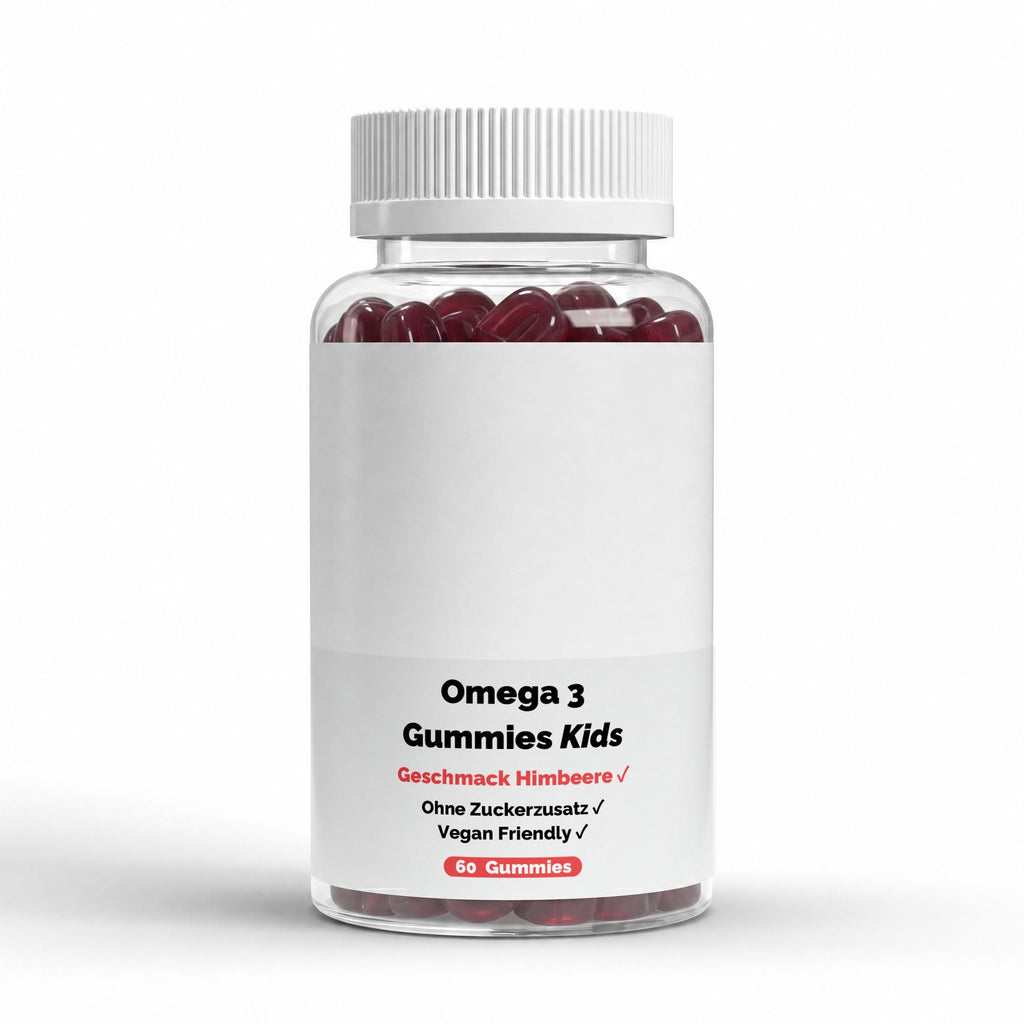 Oméga-3 enfants framboise | 60 gummies vegan, vue du produit