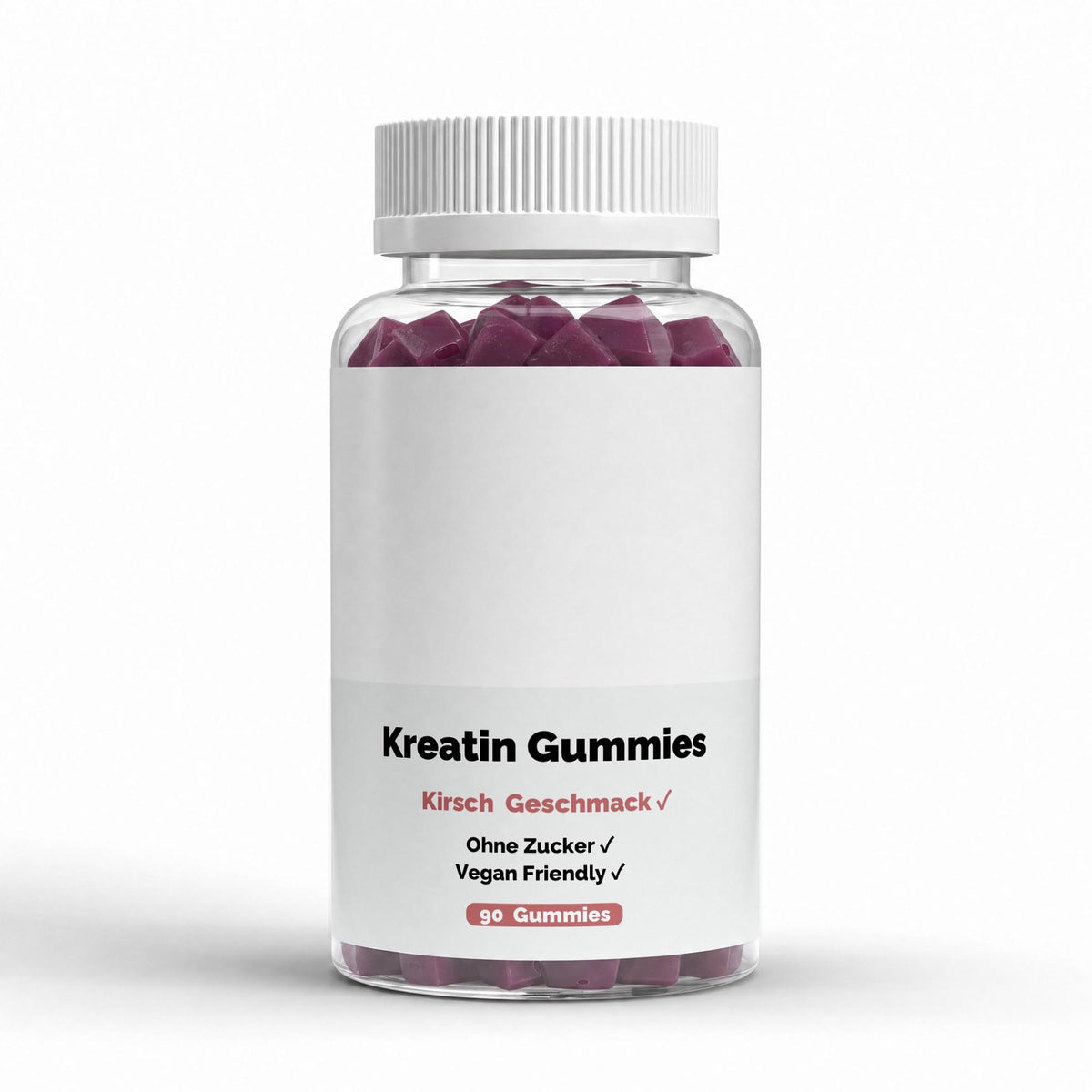 Créatine monohydrate cerise | 90 gummies, vue du produit