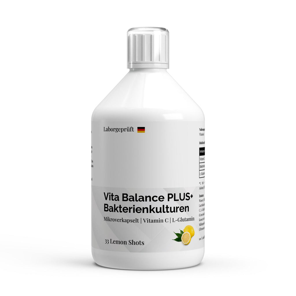 Cultures bactériennes Vita Balance Plus citron | Liquide 500 ml, 33 portions, vue du produit