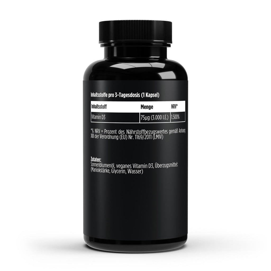 Vitamin D3 3,000 I.U. - 60 vegan softgels