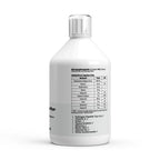 Collagène marin Type 1 et 3 1500 Da fruits rouges | Liquide 500 ml, 50 portions, étiquette et informations produit