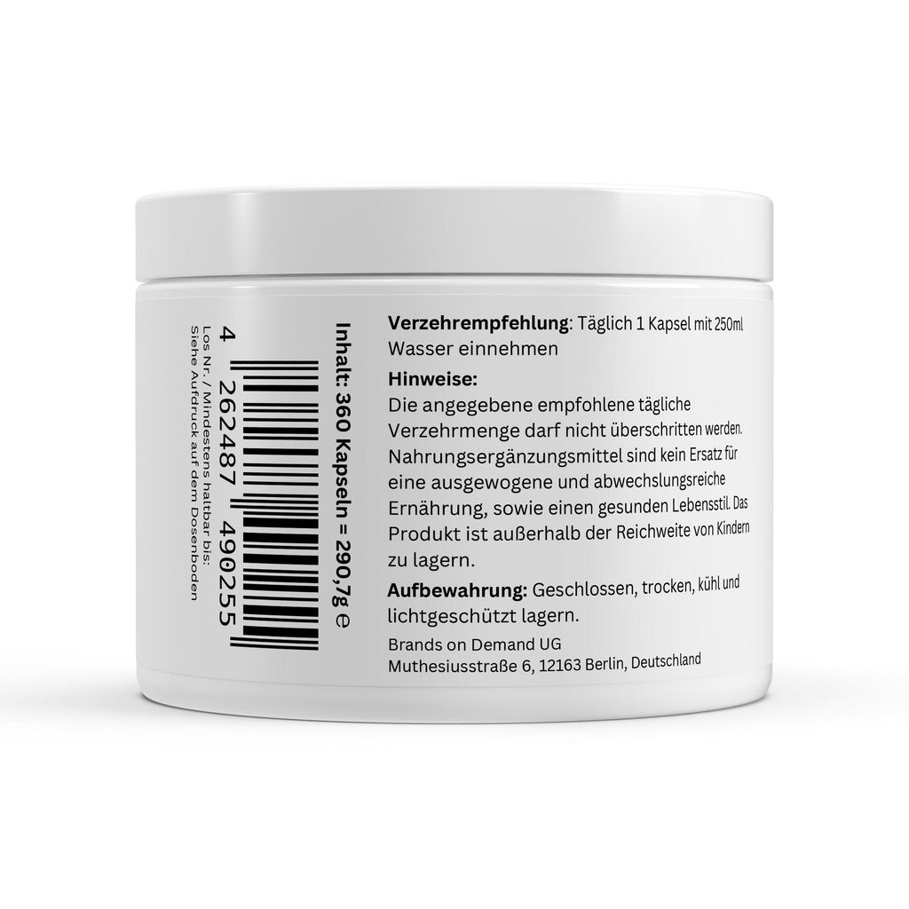 Buffered Vitamin C 500mg - 360 Capsules