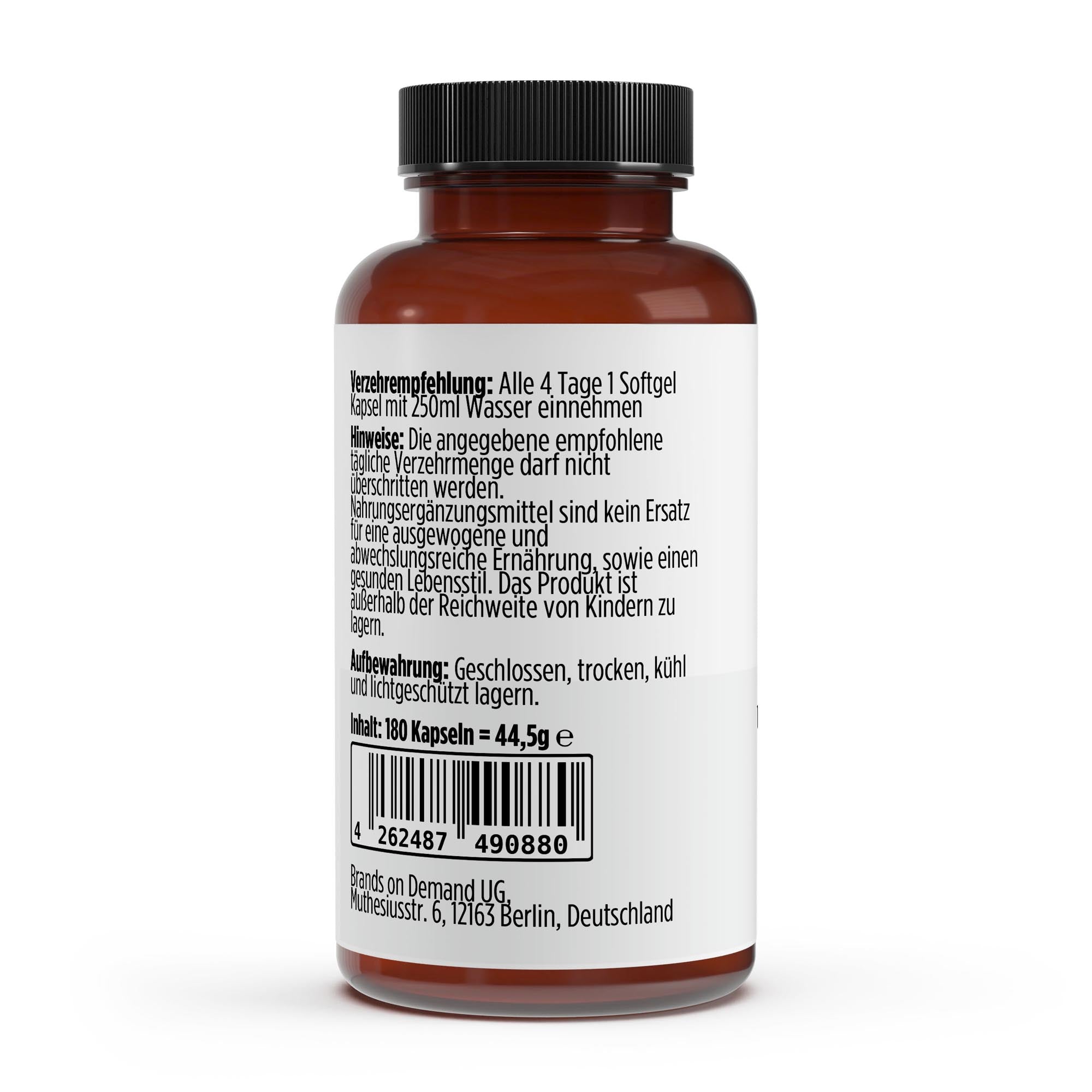 Vitamin D3 4,000 IU - 180 Softgels