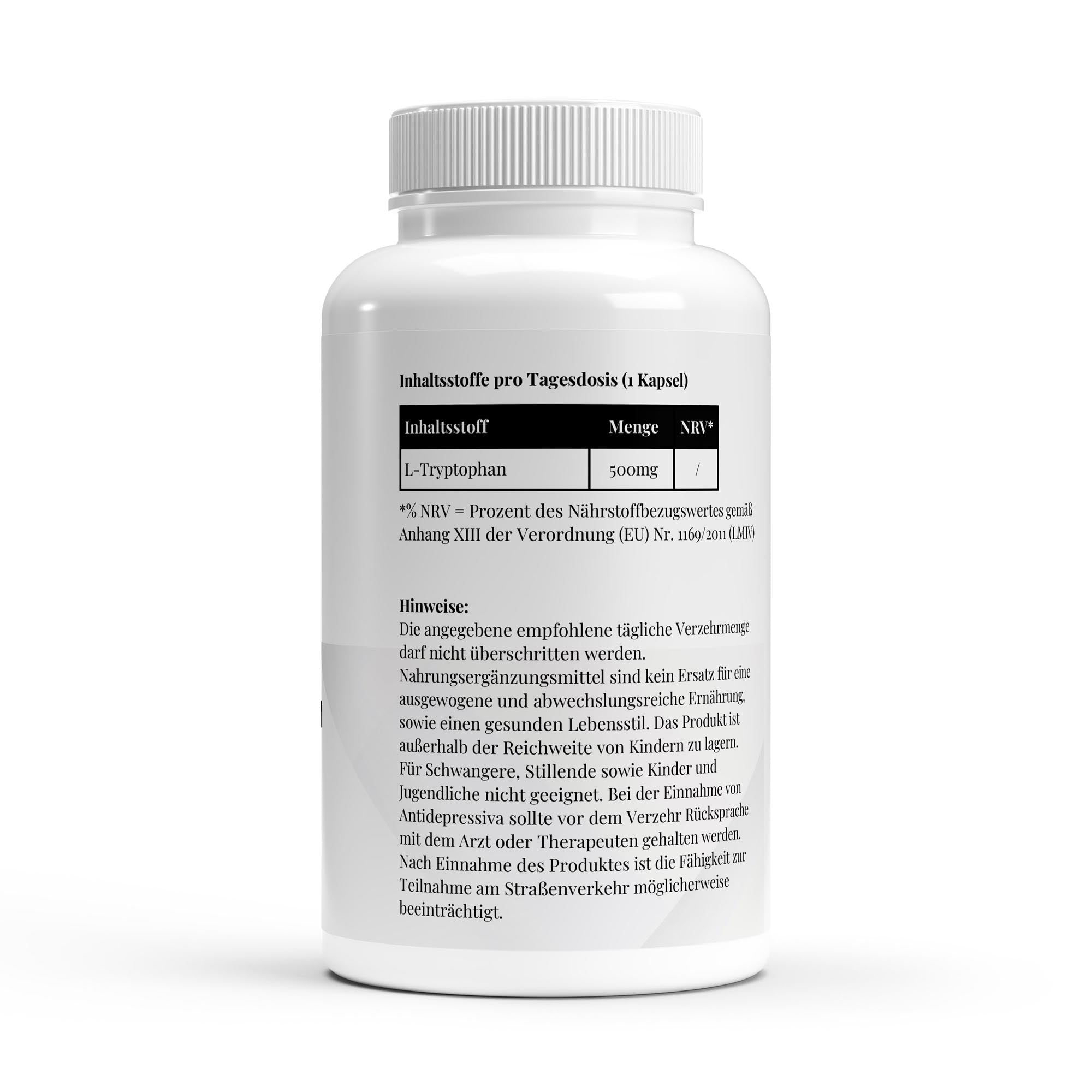 L-Tryptophan - 90 Capsules