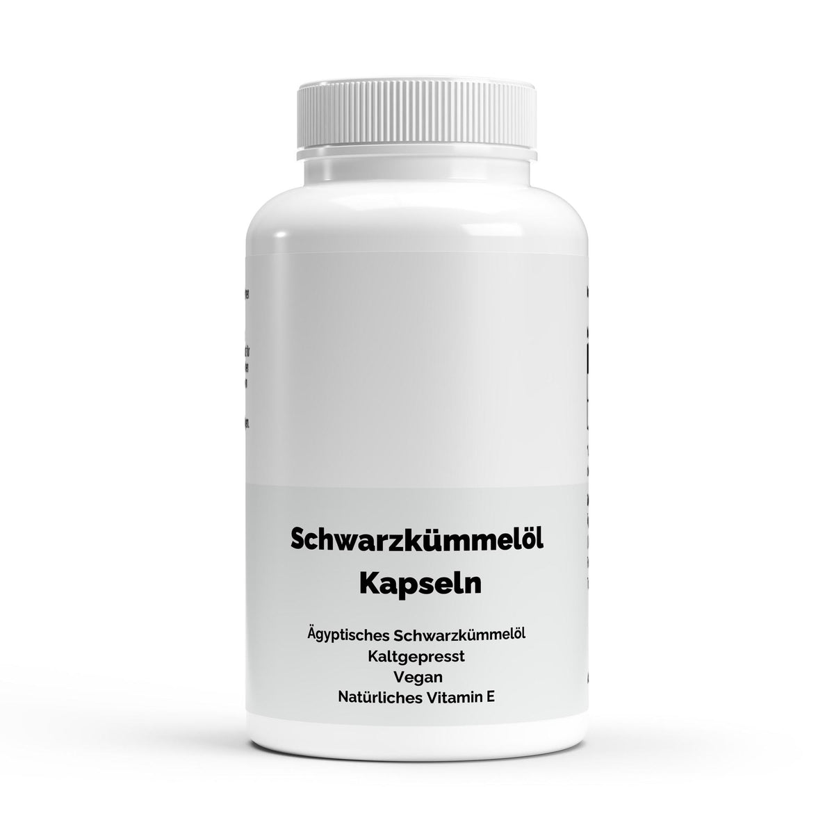 Huile de nigelle égyptienne 0,45 % thymoquinone | 240 capsules molles vegan, vue du produit