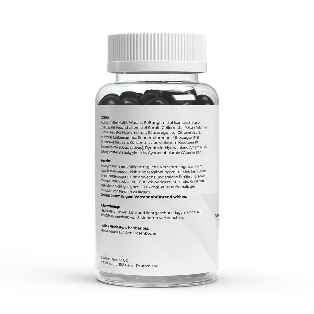 Shilajit Gummies + Vitamin C,B6, B12 - 60 pcs.