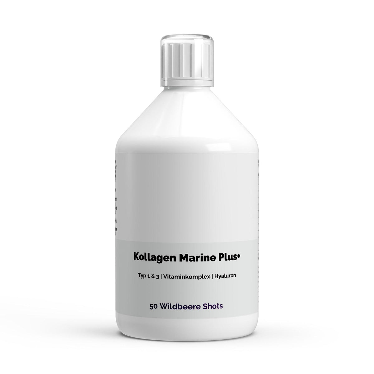 Collagène marin Type 1 et 3 1500 Da fruits rouges | Liquide 500 ml, 50 portions, vue du produit