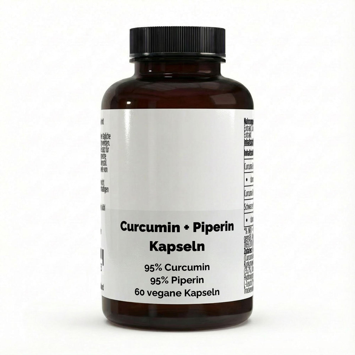 Curcuma 95 % curcumine + Pipérine | 60 gélules vegan, vue du produit