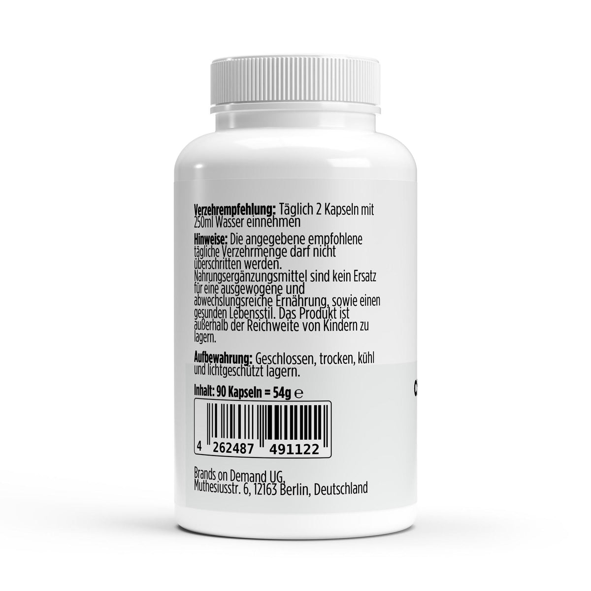 Chondroïtine 500 mg | 90 gélules, étiquette et conseils d’utilisation