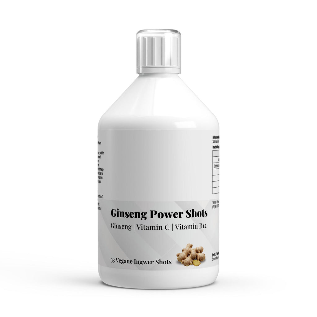 Ginseng Power Plus | Liquide 500 ml, 33 portions, vue du produit