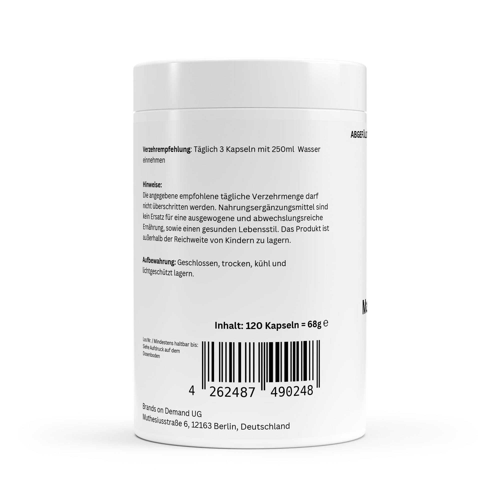 Marine Collagen Peptides (2000-5000 DA) - 120 Capsules
